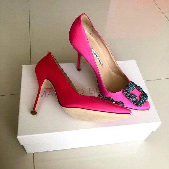 NEW!! Manolo Blahnik Hangisi 105mm Pumps, size 6. - Picture 6 of 7